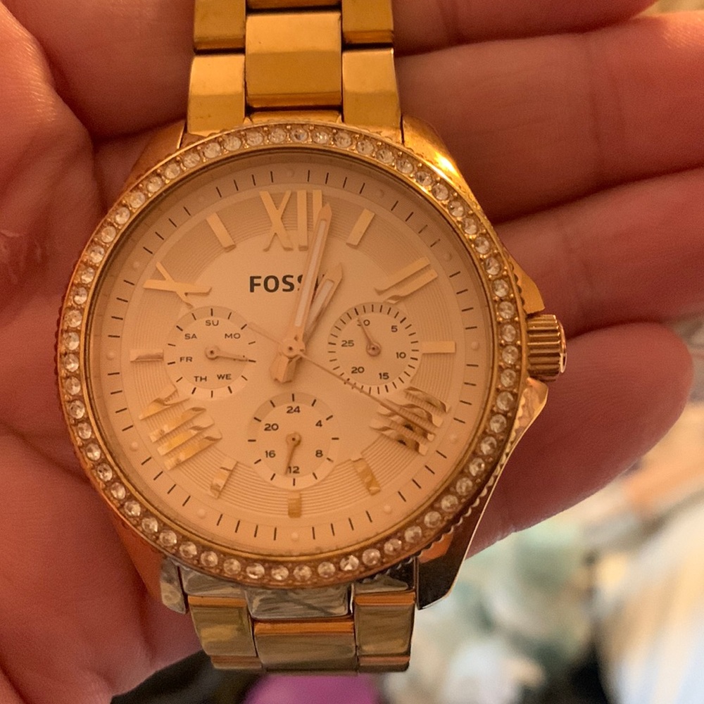 Women’s Fossil Stainless Steel Rose Gold Watch